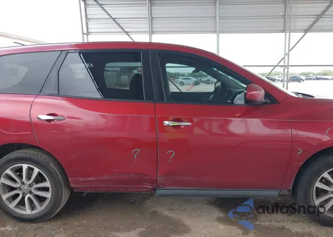 2014 Nissan Pathfinder S z USA, uszkodzony, nr VIN 5N1AR2MN8EC678105